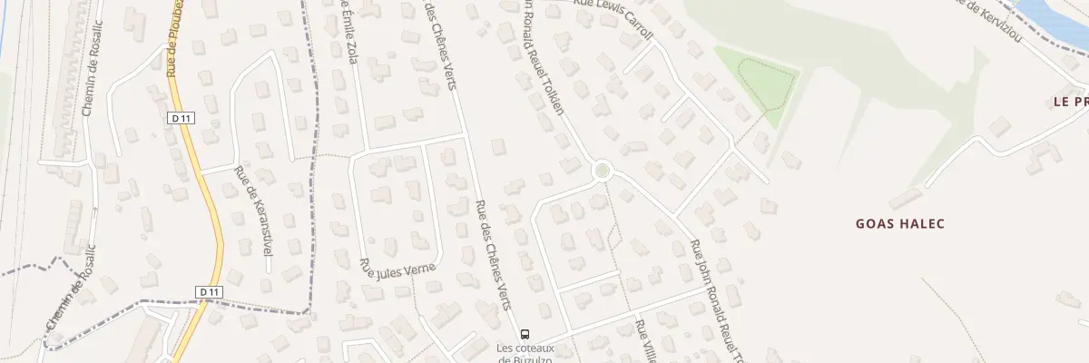 Plan du 13 Rue Robert Louis Stevenson à Ploubezre