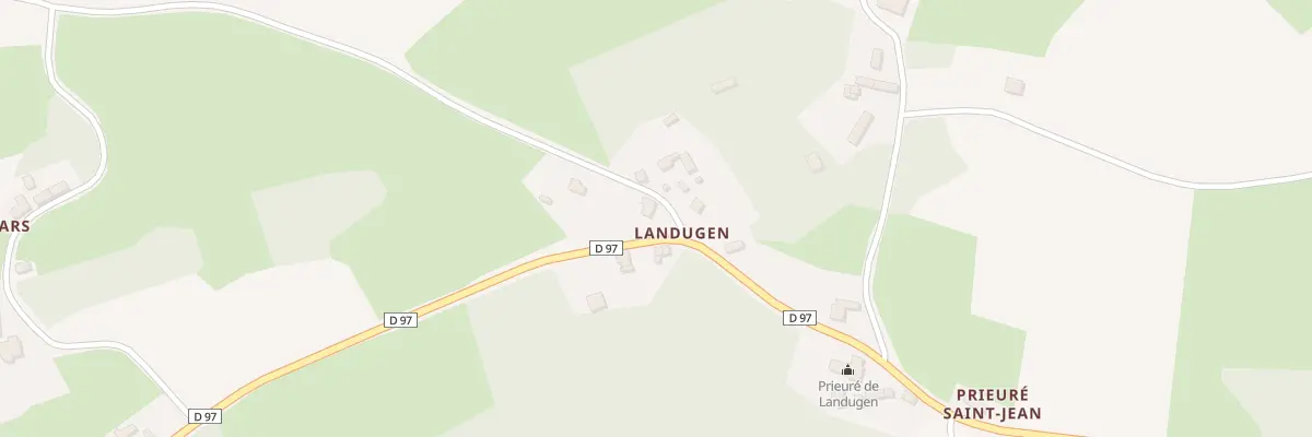 Plan du 2 Landugen Bian à Duault