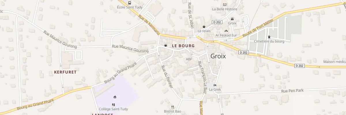 Plan du 1B Rue de St Jean à Groix