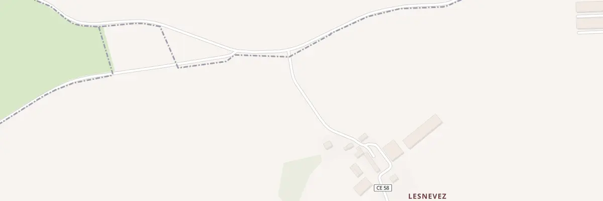 Plan du 1 Lezvenes à Paule