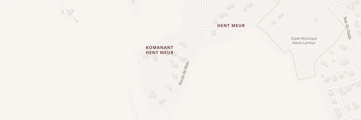 Plan du 9025 Convenant Hent Meur à Ploubezre