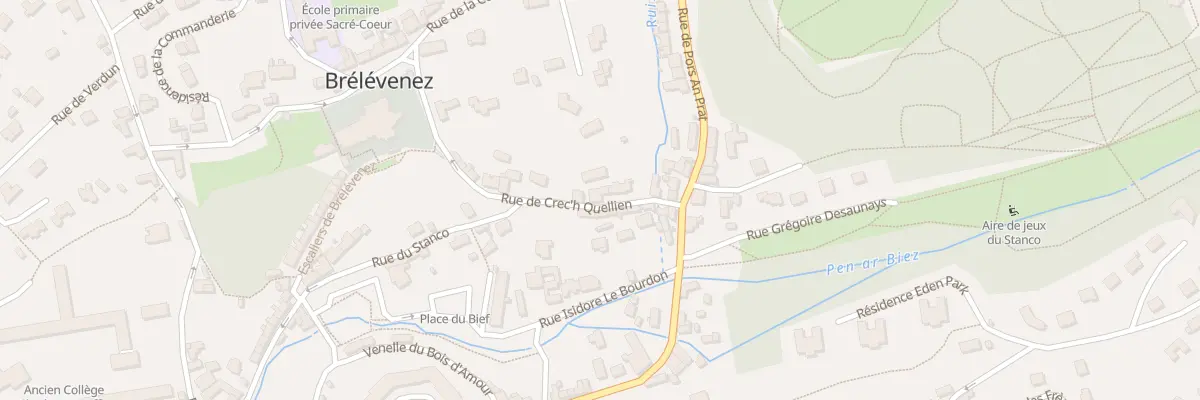 Plan du 6 Rue de Crech Quillien à Lannion
