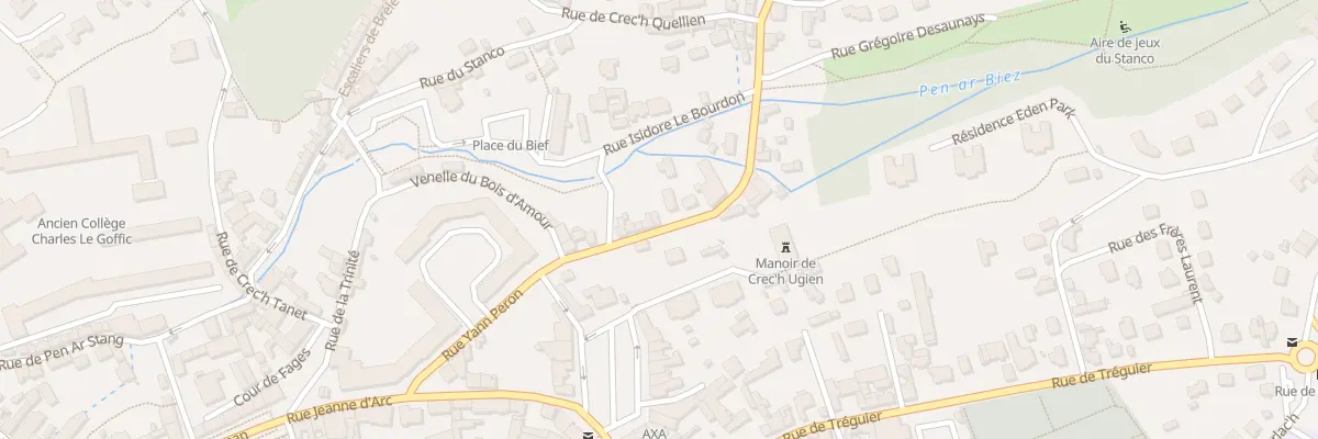 Plan du 27 Rue de la Poterie à Lannion