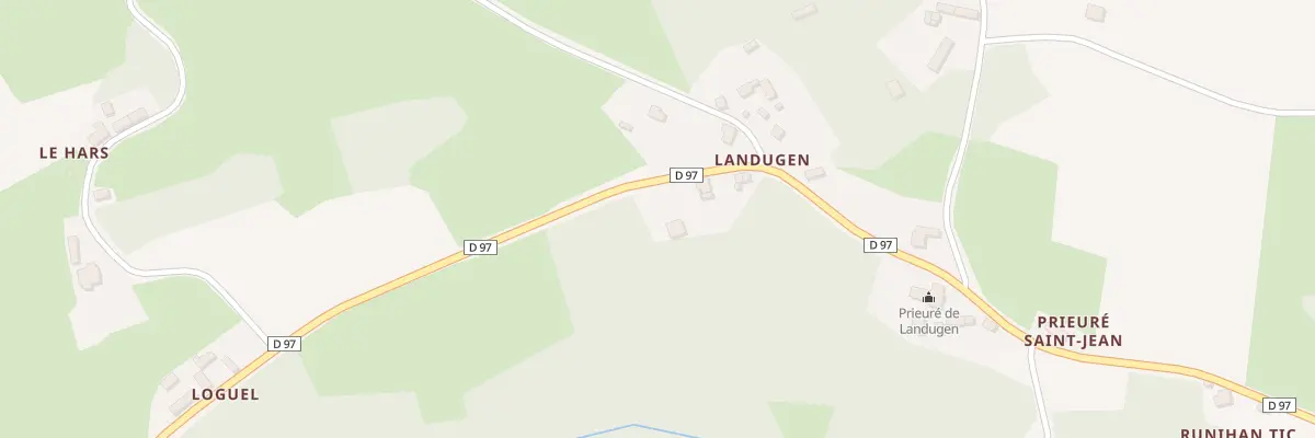Plan du 7 Landugen Bian à Duault