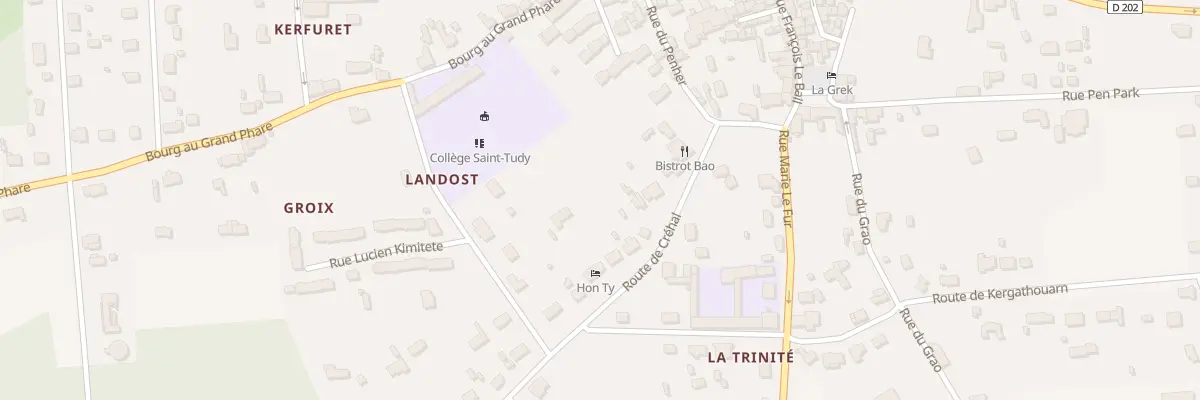 Plan du 5005 Rte de Créhal à Groix