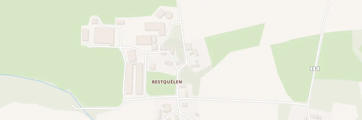 Plan du 8 Restquelen à Locarn