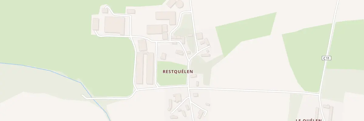 Plan du 6 Restquelen à Locarn