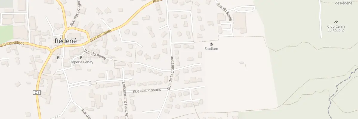 Plan du 30 Rue de la Libération à Rédené