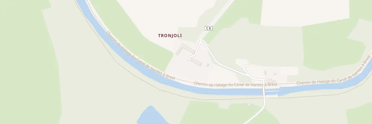Plan du 5039 Tronjoli à Paule