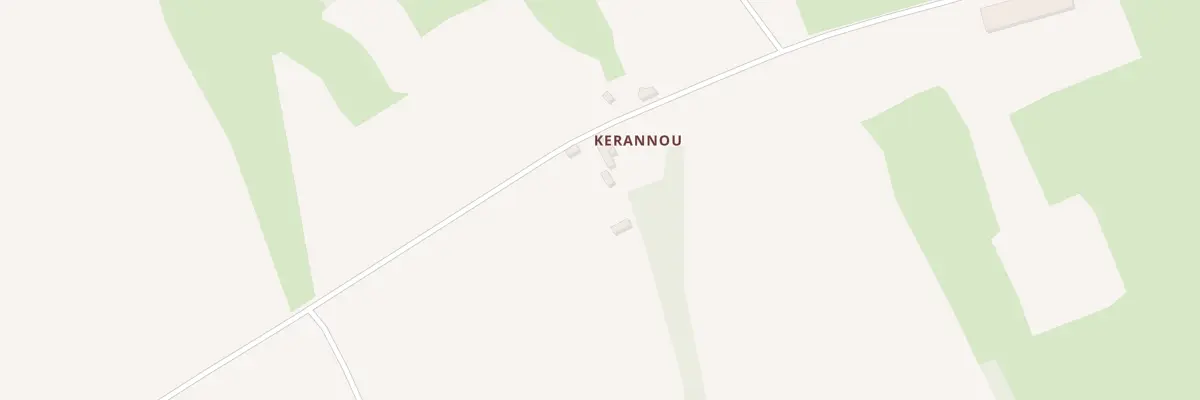 Plan du 2 Kerannou à Plusquellec