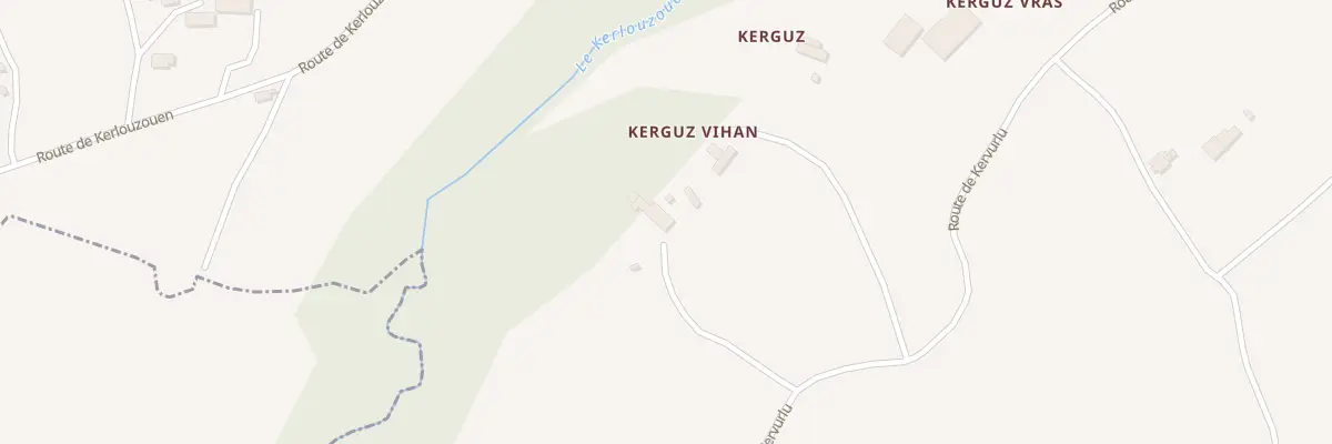Plan du 5554 Kergus à Ploubezre