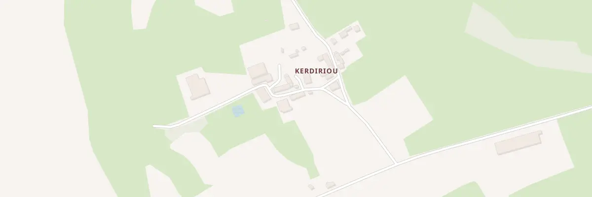 Plan du 3 Kerdiriou à Plusquellec