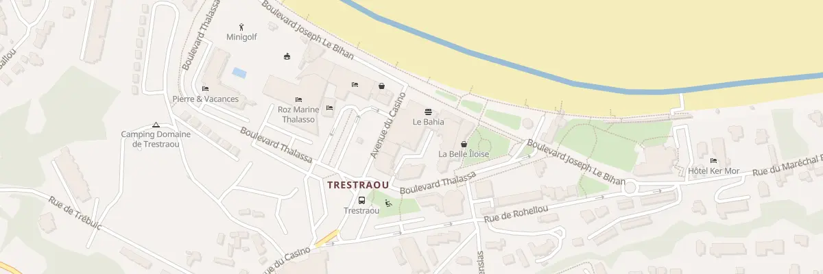 Plan du 36 Bd Thalassa à Perros-Guirec