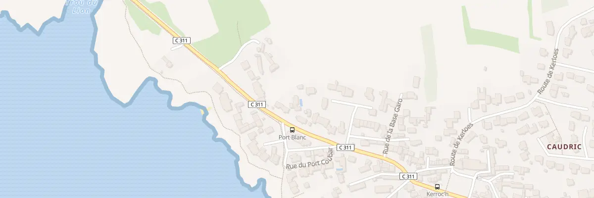 Plan du 22 Rte du Courégant à Ploemeur