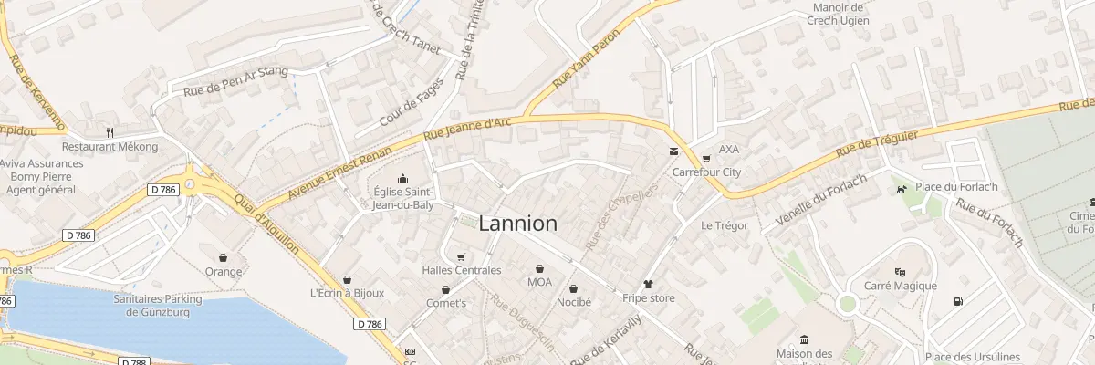 Plan du 15 Pl du Général Leclerc à Lannion