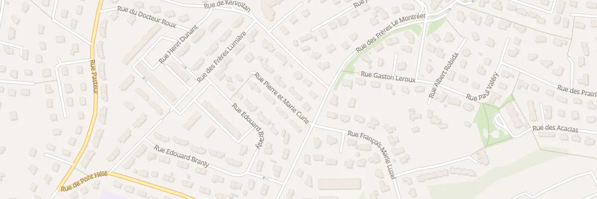Plan du 4 Rue Pierre et Marie Curie à Perros-Guirec