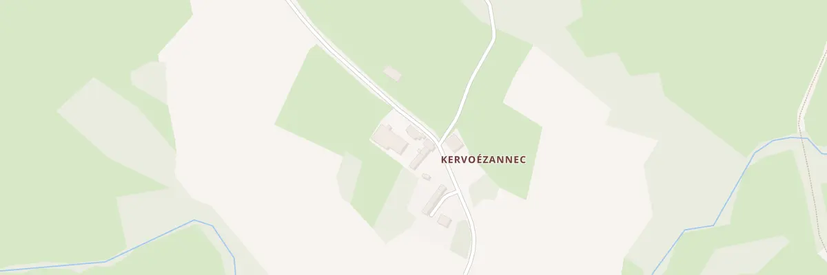 Plan du 2 Kervouzannet à La Chapelle-Neuve