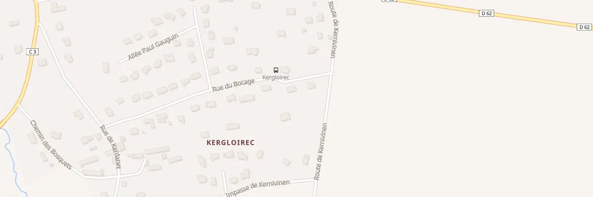 Plan du 23 Rue du Bocage à Rédené