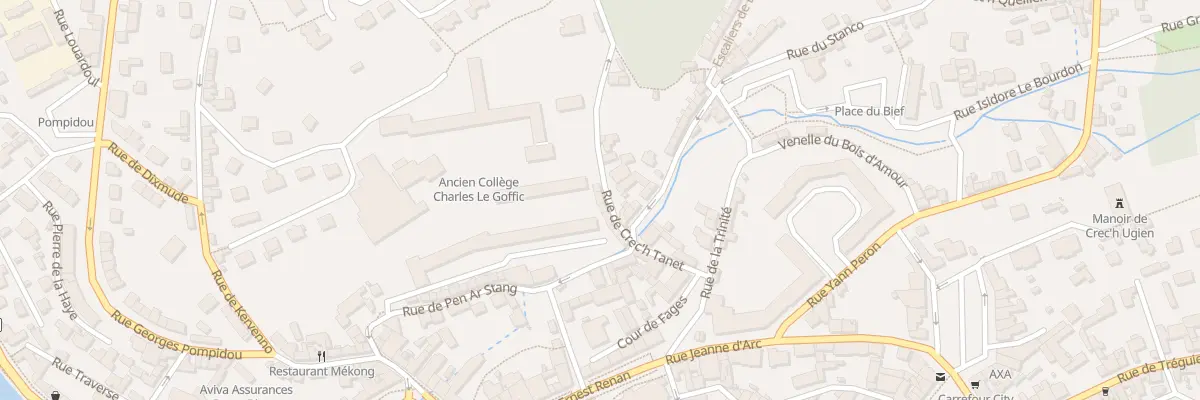 Plan du 17 Rue de Crech Tanet à Lannion
