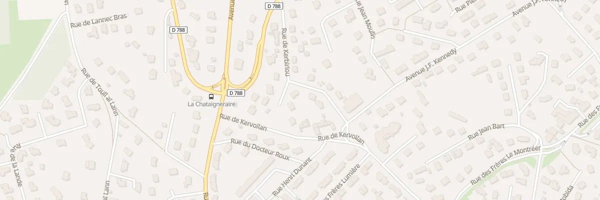 Plan du 22 Rue de Kerbiriou à Perros-Guirec