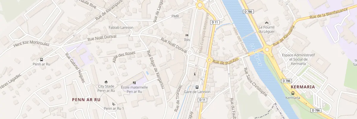 Plan du 34 Av du Général de Gaulle à Lannion