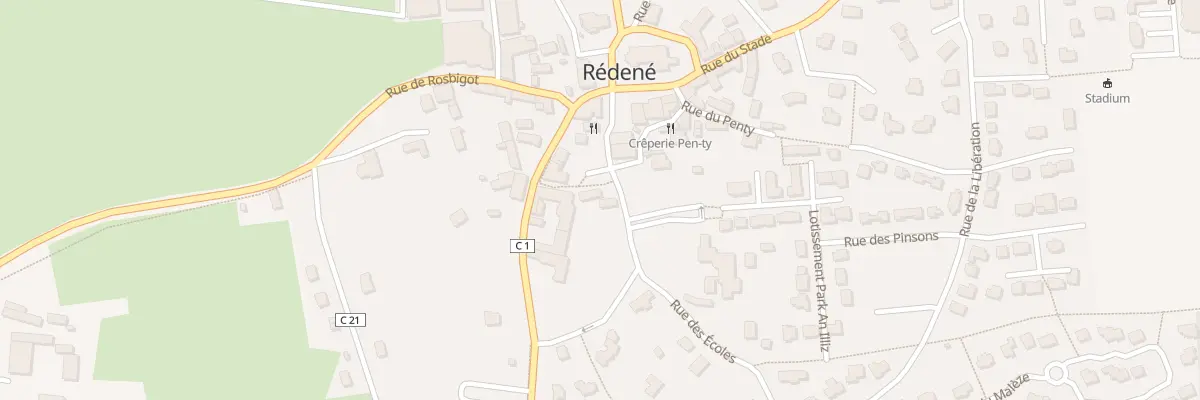 Plan du 7 Rue des Écoles à Rédené