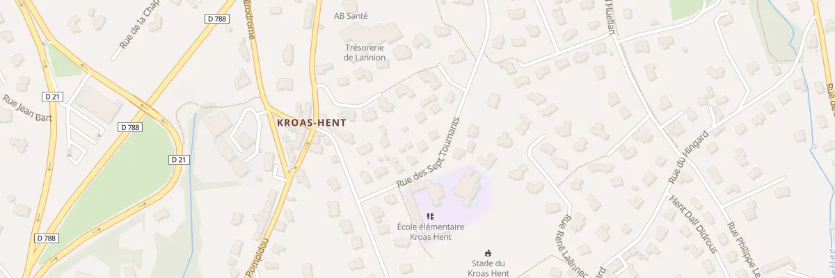 Plan du 9 Rue des Sept Tournants à Lannion