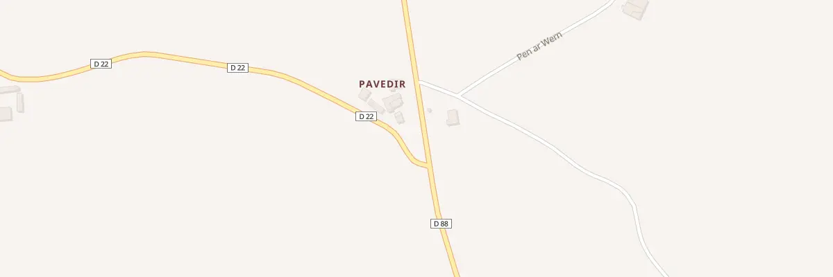 Plan du 6585 Pavedir à Plounévez-Moëdec