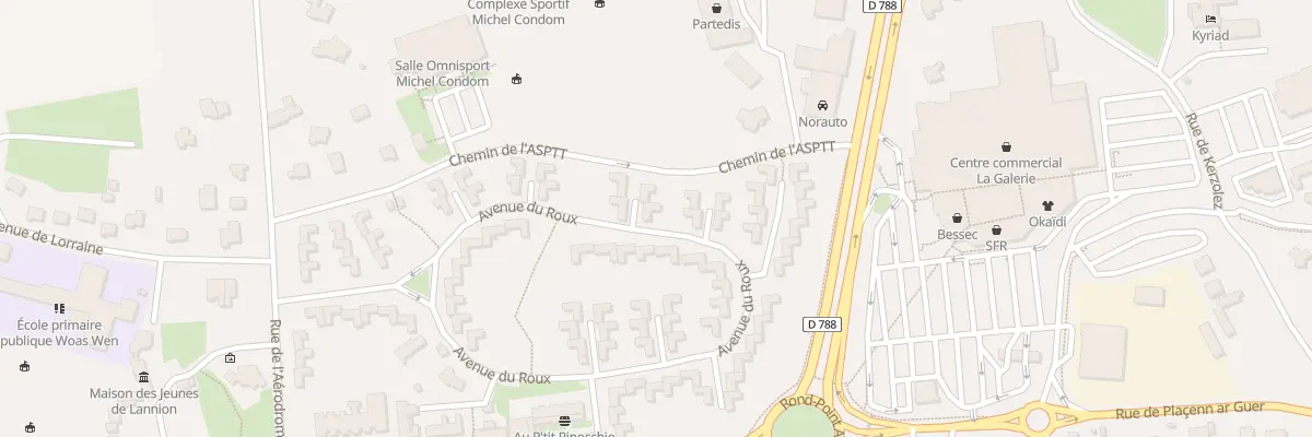 Plan du 58 Res du Roux à Lannion