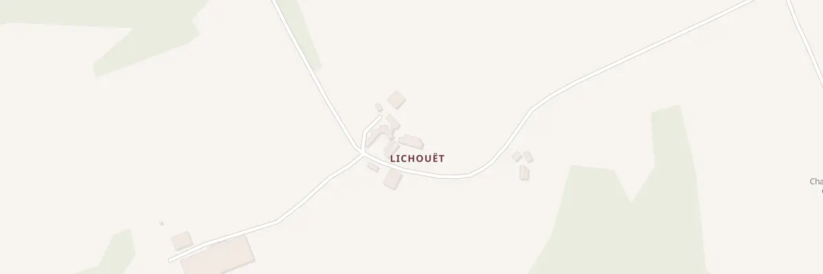 Plan du 5374 Lichouët à Priziac