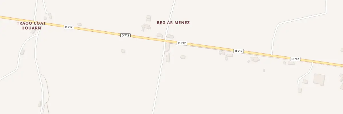Plan du 5716 Beg Ar Menez à Plounévez-Moëdec