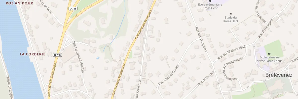 Plan du 54 Rue de Kervenno à Lannion