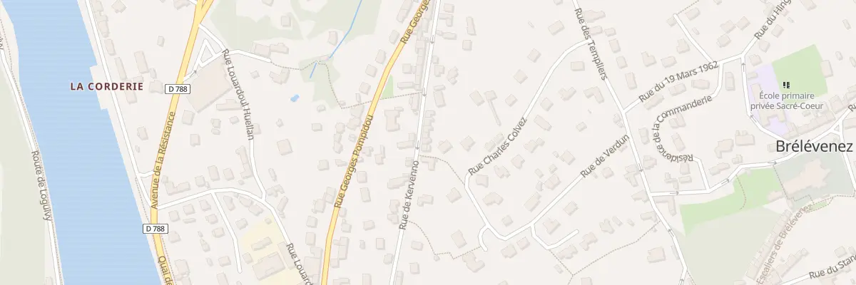 Plan du 42 Rue de Kervenno à Lannion