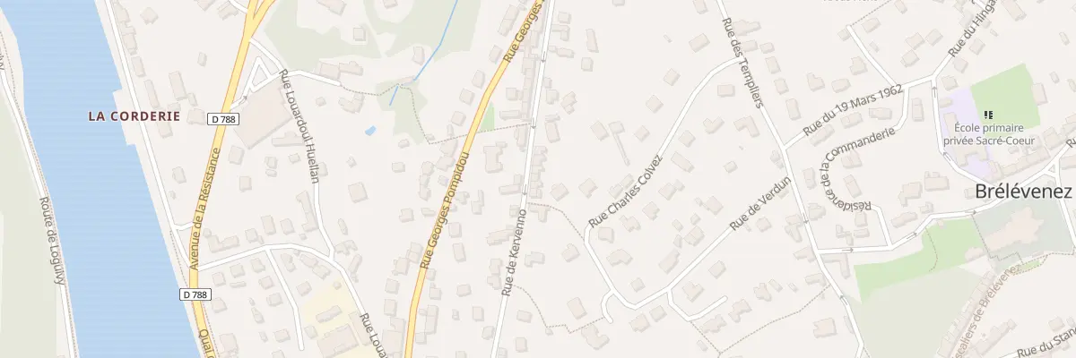 Plan du 44 Rue de Kervenno à Lannion
