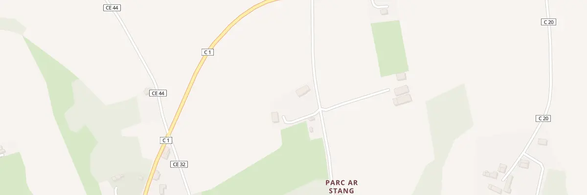 Plan du 1 Parc Ar Stang à Paule
