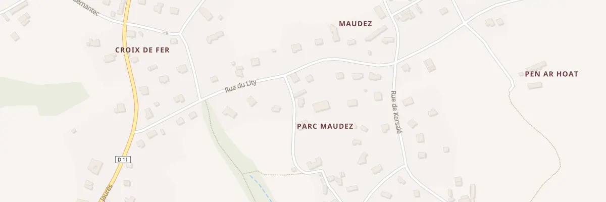 Plan du 51 Rue du Vieux Maudez à Plouaret