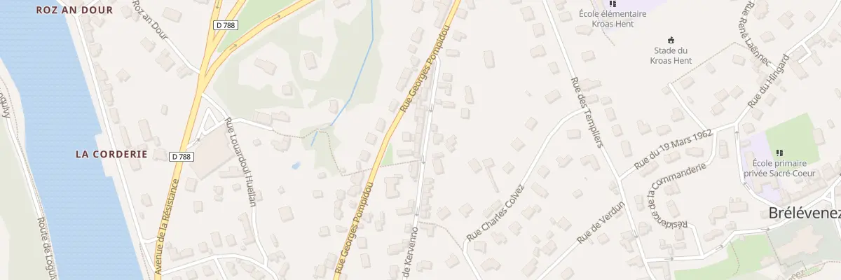 Plan du 33 Rue de Kervenno à Lannion