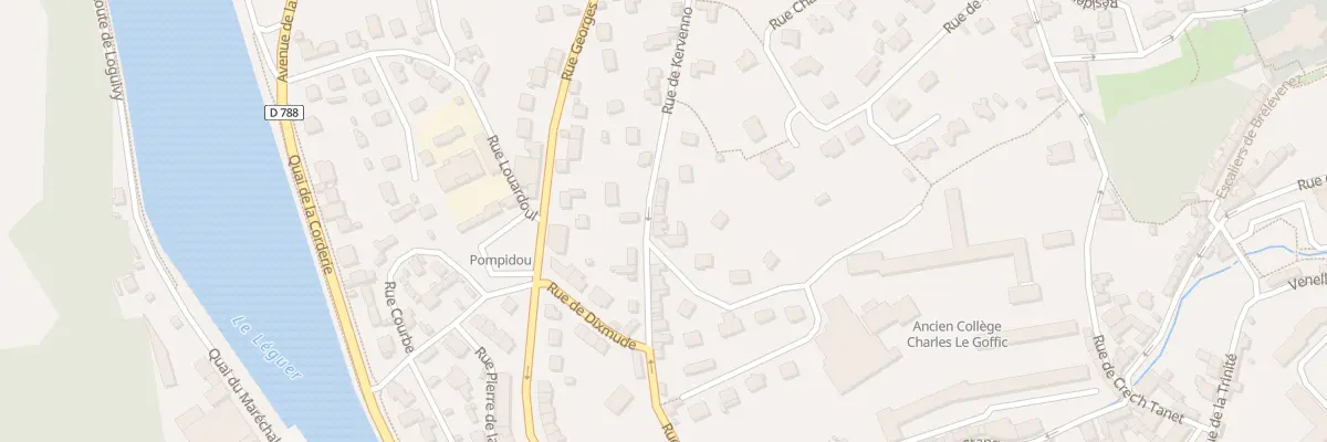 Plan du 26 Rue de Kervenno à Lannion