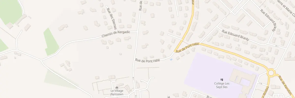 Plan du 32 Rue de Toul al Lann à Perros-Guirec