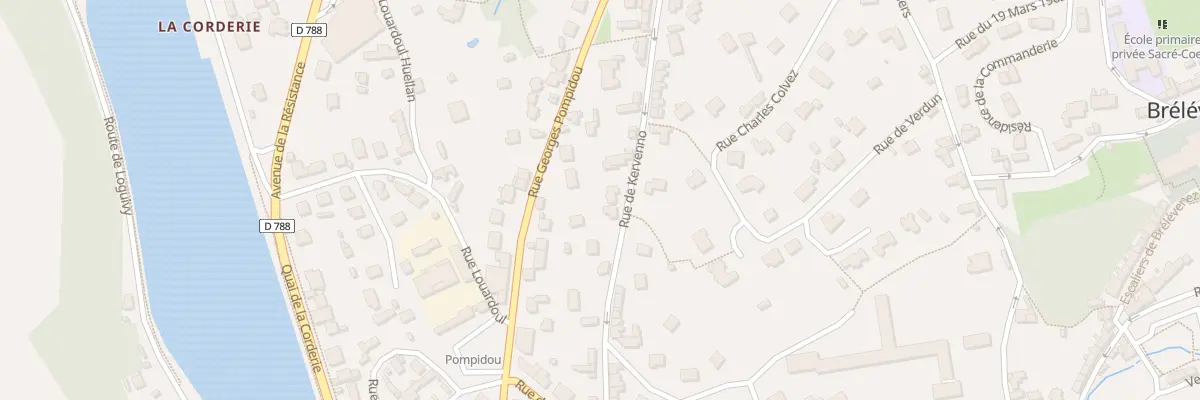 Plan du 21 Rue de Kervenno à Lannion