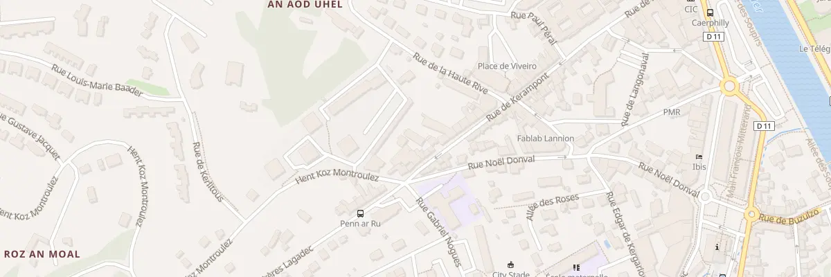 Plan du 44 Rue de Kerampont à Lannion