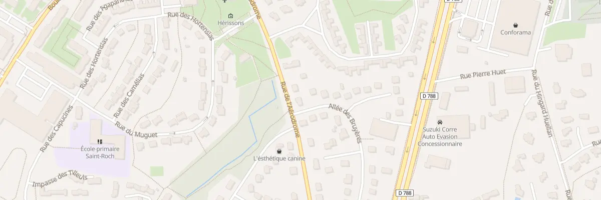 Plan du 60 Rue de l’Aérodrome à Lannion