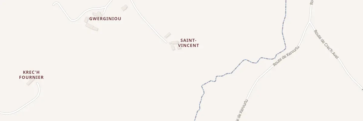 Plan du 5229 Saint-Vincent à Ploumilliau