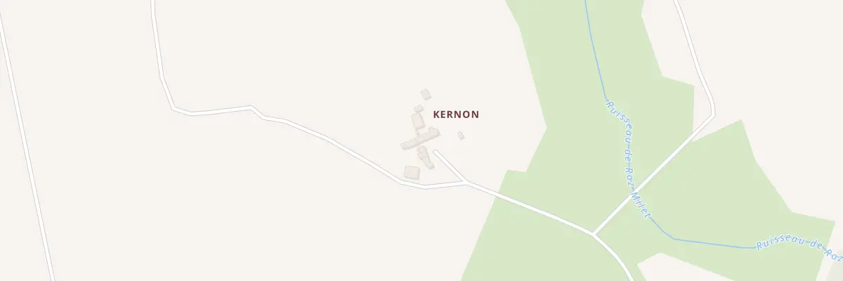 Plan du 5079 Kernon à Langonnet