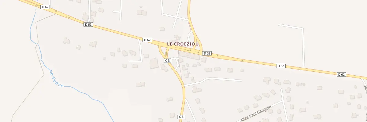 Plan du 81 Le Croéziou à Rédené