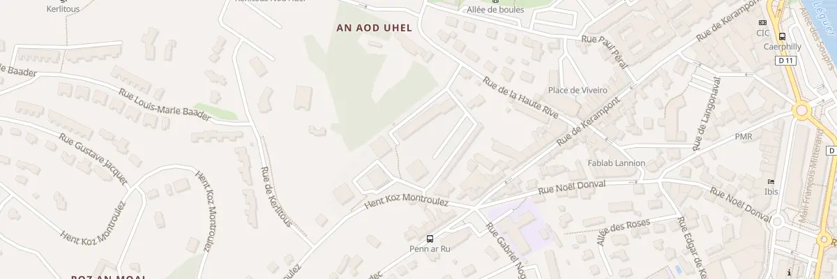 Plan du 7 Res de la Haute Rive à Lannion