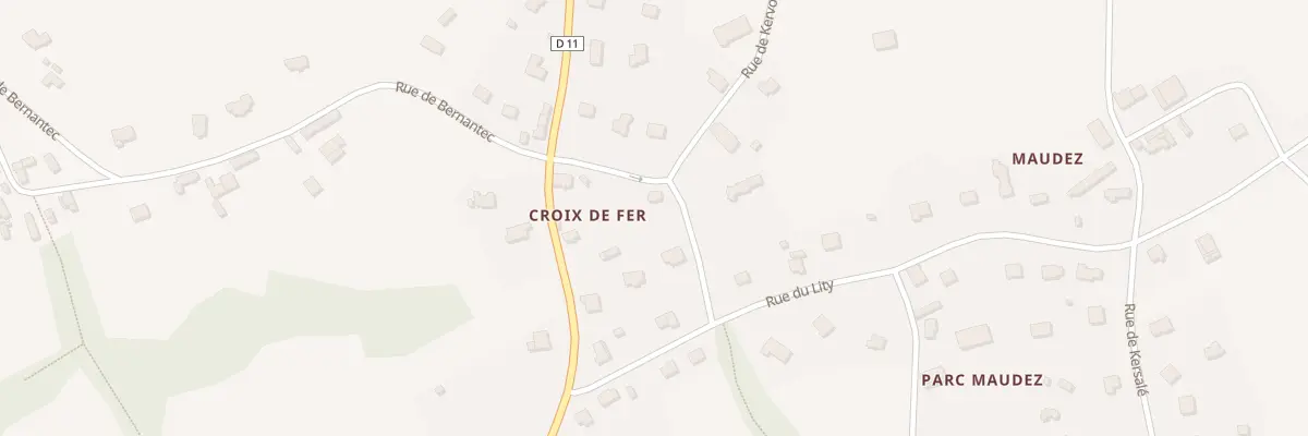 Plan du 5579 Croix de Fer à Plouaret