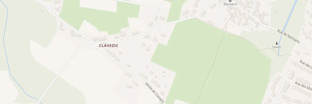 Plan du 7184 Rte de Kermario à Clavezic à Groix