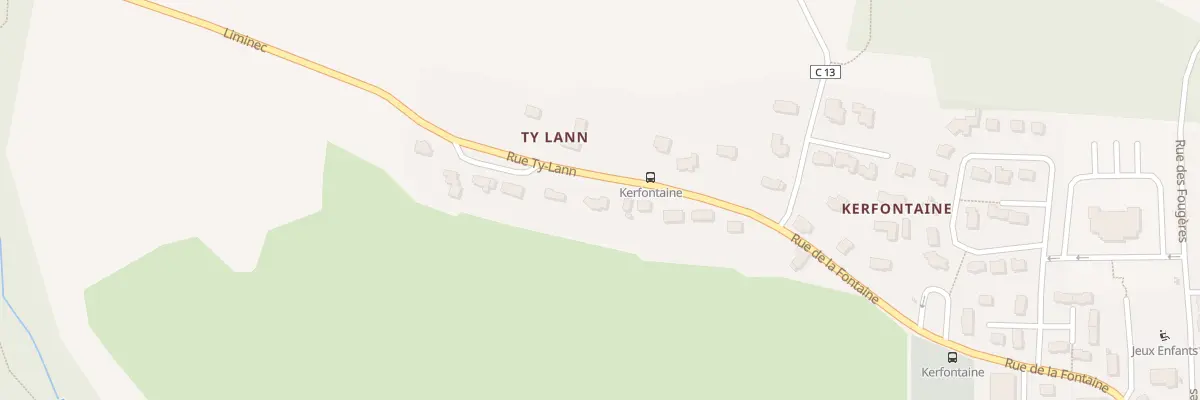 Plan du 10 Rue Ty Lann à Rédené