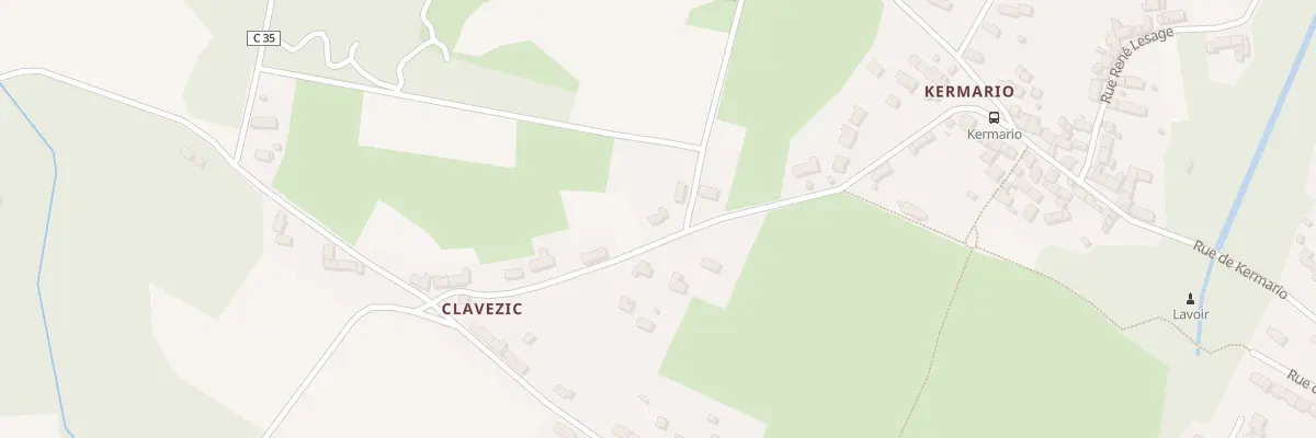 Plan du 7154 Rte de Kermario à Clavezic à Groix